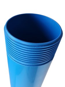 Preview: Aufsatzrohr DN 125 PVC , Länge 100cm, AG auf IG